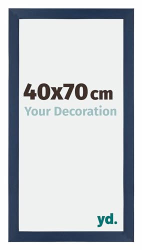 yd. Your Decoration - Bilderrahmen 40x70 cm - Dunkelblau Gewischt - Billderrahmen aus MDF mit Acrylglas - Antireflex - 40x70 Rahmen - Mura yd. Your Decoration - Bilderrahmen 40x70 cm - Dunkelblau Gewischt - Billderrahmen aus MDF mit Acrylglas - Antireflex - 40x70 Rahmen - Mura von yd.
