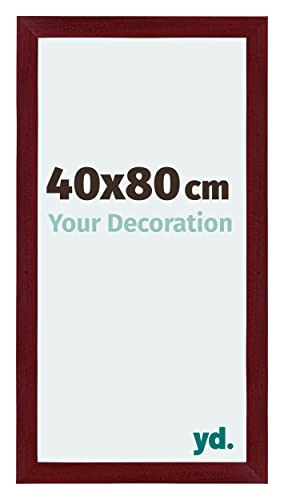 yd. Your Decoration - Bilderrahmen 40x80 cm - Billderrahmen aus MDF mit Acrylglas - Antireflex - 40x80 Rahmen - Mura von yd.