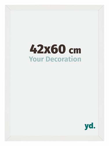 yd. Your Decoration - Bilderrahmen 42x60 cm - Weiß Hochglanz - Billderrahmen aus MDF mit Acrylglas - Antireflex - 42x60 Rahmen - Mura yd. Your Decoration - Bilderrahmen 42x60 cm - Weiß Hochglanz - Billderrahmen aus MDF mit Acrylglas - Antireflex - 42x60 Rahmen - Mura von yd.