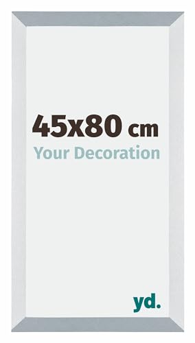 yd. Your Decoration - Bilderrahmen 45x80 cm - Aluminium Gebürstet - Billderrahmen aus MDF mit Acrylglas - Antireflex - 45x80 Rahmen - Mura yd. Your Decoration - Bilderrahmen 45x80 cm - Aluminium Gebürstet - Billderrahmen aus MDF mit Acrylglas - Antireflex - 45x80 Rahmen - Mura von yd.
