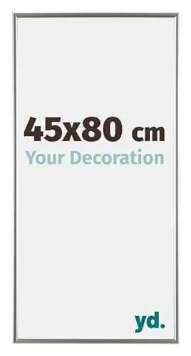 yd. Your Decoration - Bilderrahmen 45x80 cm - Champagner - Bilderrahmen aus Kunststoff mit Acrylglas - Antireflex - 45x80 Rahmen - Evry von yd.