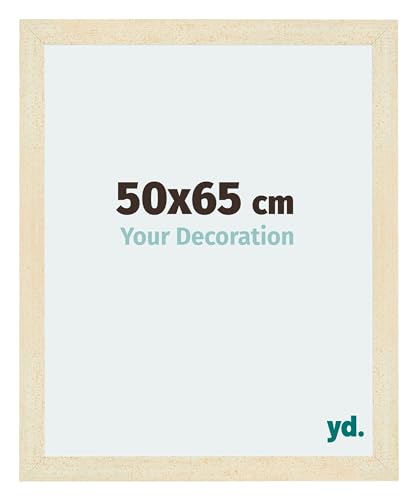 yd. Your Decoration - Bilderrahmen 50x65 cm - Billderrahmen aus MDF mit Acrylglas - Antireflex - 50x65 Rahmen - Mura von yd.