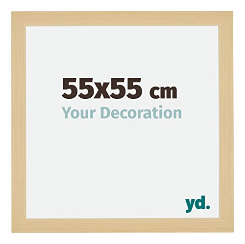yd. Your Decoration - Bilderrahmen 55x55 cm - Billderrahmen aus MDF mit Acrylglas - Antireflex - 55x55 Rahmen - Mura von yd.