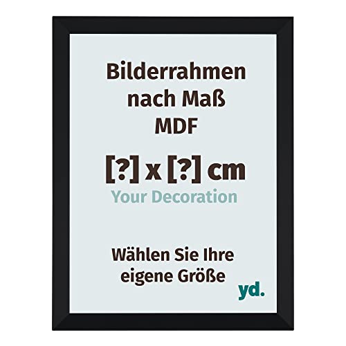 yd. Your Decoration - Bilderrahmen nach Maß - Bilderrahmen aus MDF mit Acrylglas - Antireflex - Lassen Sie sich Ihren Bilderrahmen individuell gestalten - Catania von yd.