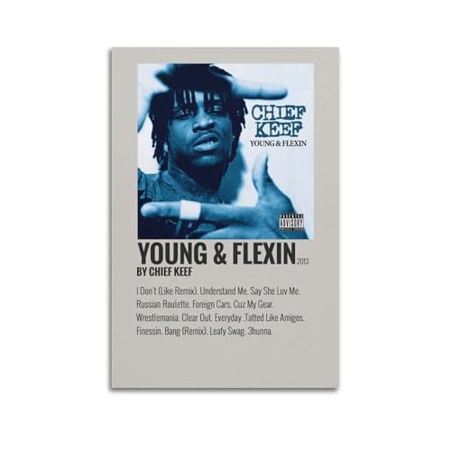 ydhgebn Chief Keef Poster, Wandkunst, Cover-Raum, Vintage-Poster, dekoratives Gemälde für Schlafzimmer, Wohnzimmer, ästhetisches, elegantes Poster, 30 x 45 cm, ungerahmter Stil ydhgebn Chief Keef Poster, Wandkunst, Cover-Raum, Vintage-Poster, dekoratives Gemälde für Schlafzimmer, Wohnzimmer, ästhetisches, elegantes Poster, 30 x 45 cm, ungerahmter Stil von ydhgebn