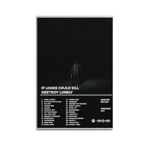 ydhgebn Destroy Lonely Poster, Wandkunst, Cover, Zimmer, Vintage-Poster, dekoratives Gemälde für Schlafzimmer, Wohnzimmer, ästhetisches, elegantes Poster, 30 x 45 cm, ungerahmt ydhgebn Destroy Lonely Poster, Wandkunst, Cover, Zimmer, Vintage-Poster, dekoratives Gemälde für Schlafzimmer, Wohnzimmer, ästhetisches, elegantes Poster, 30 x 45 cm, ungerahmt von ydhgebn