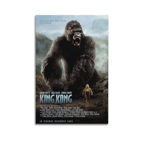 ydhgebn King Kong (2) Poster, Wandkunst, Cover, Zimmer, Vintage-Poster, dekoratives Gemälde für Schlafzimmer, Wohnzimmer, ästhetisches, elegantes Poster, 30 x 45 cm, ungerahmter Stil von ydhgebn