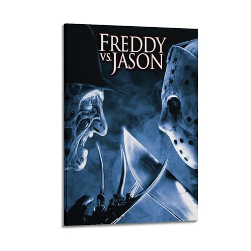 ydhgebn Poster, Motiv: Freddy Vs Jason, Vintage-Poster, dekoratives Gemälde für Schlafzimmer, Wohnzimmer, ästhetisches, elegantes Poster, 50 x 75 cm, Rahmenstil ydhgebn Poster, Motiv: Freddy Vs Jason, Vintage-Poster, dekoratives Gemälde für Schlafzimmer, Wohnzimmer, ästhetisches, elegantes Poster, 50 x 75 cm, Rahmenstil von ydhgebn