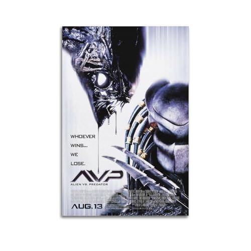 ydhgebn Poster "Alien Vs. Predator", Wandkunst, Cover, Zimmer, Vintage-Poster, dekoratives Gemälde für Schlafzimmer, Wohnzimmer, ästhetisches, elegantes Poster, 50 x 75 cm, ungerahmter Stil ydhgebn Poster "Alien Vs. Predator", Wandkunst, Cover, Zimmer, Vintage-Poster, dekoratives Gemälde für Schlafzimmer, Wohnzimmer, ästhetisches, elegantes Poster, 50 x 75 cm, ungerahmter Stil von ydhgebn