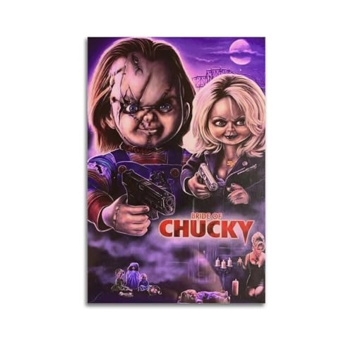 ydhgebn Poster "Bride of Chucky", Wandkunst, Vintage-Poster, dekoratives Gemälde für Schlafzimmer, Wohnzimmer, ästhetisches, elegantes Poster, 20 x 30 cm, ungerahmter Stil ydhgebn Poster "Bride of Chucky", Wandkunst, Vintage-Poster, dekoratives Gemälde für Schlafzimmer, Wohnzimmer, ästhetisches, elegantes Poster, 20 x 30 cm, ungerahmter Stil von ydhgebn