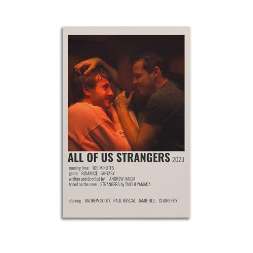 ydhgebn Poster mit Aufschrift "All of Us Strangers", Vintage-Poster, dekoratives Gemälde für Schlafzimmer, Wohnzimmer, ästhetisches, elegantes Poster, 50 x 75 cm, ungerahmter Stil ydhgebn Poster mit Aufschrift "All of Us Strangers", Vintage-Poster, dekoratives Gemälde für Schlafzimmer, Wohnzimmer, ästhetisches, elegantes Poster, 50 x 75 cm, ungerahmter Stil von ydhgebn