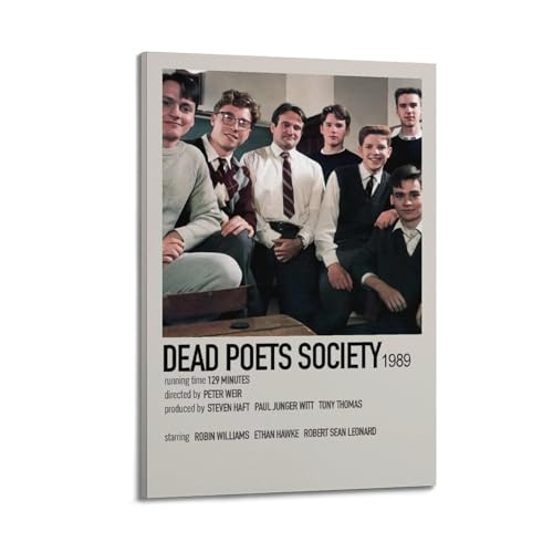 ydhgebn Poster mit Aufschrift "Dead Poets Society", Vintage-Poster, dekoratives Gemälde für Schlafzimmer, Wohnzimmer, ästhetisches, elegantes Poster, 30 x 45 cm, Rahmenstil ydhgebn Poster mit Aufschrift "Dead Poets Society", Vintage-Poster, dekoratives Gemälde für Schlafzimmer, Wohnzimmer, ästhetisches, elegantes Poster, 30 x 45 cm, Rahmenstil von ydhgebn