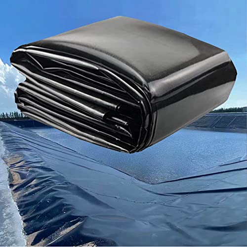 yeSQmi Teichfolie 3x3m 8x10m 10x10m Epdm, wasserdichte Teichwanne Membran Für Koiteiche, Brunnen Garten Fischteiche Bäche Teichfolie, 15.7 Mil Fischteichbettwäsche Undurchlässige Folie (Size : 1x6m) von yeSQmi