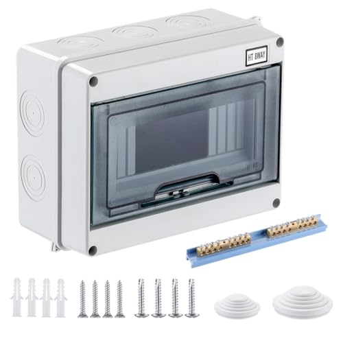 ABS Kunststoff Elektrobox Aufputz Verteilerschutzbox IP65 Staubdicht Wasserdicht Projektgehäuse für Elektronik Innen und Außen ABS Kunststoff Elektrobox Aufputz Verteilerschutzbox IP65 Staubdicht Wasserdicht Projektgehäuse für Elektronik Innen und Außen von yeeplant