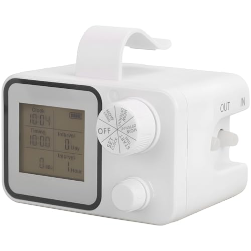 Automatisches Tropfbewässerungssystem für Pflanzen, LCD-Anzeige, Timer, Dual-Ausgang, Typ-C-Aufladung, 20 Töpfe unterstützt von yeeplant