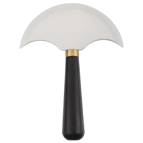 Schälmesser aus Edelstahl, multifunktionales Lederhandwerkswerkzeug, Ebenholzgriff, langlebig, präzises Trimmen, Schneiden und Ausdünnen von Lederarbeiten für von yeeplant