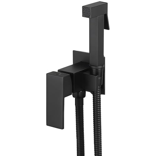 Schwarz Bidet WC Aufsatz Sprüher Warmes und Kaltwasser Einstellbar Zinklegierung Flexibler Schlauch Quadratischer Duschkopf Moderne Verdeckte Montage Komplettes Installationsset Enthalten Schwarz Bidet WC Aufsatz Sprüher Warmes und Kaltwasser Einstellbar Zinklegierung Flexibler Schlauch Quadratischer Duschkopf Moderne Verdeckte Montage Komplettes Installationsset Enthalten von yeeplant