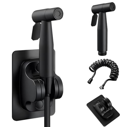 WC-Sprühgerät, Druck-Bidet-Sprüh-Set, 304 Edelstahl, inklusive 1,5 Meter Schlauch, einfache Installation ohne Bohren, für die WC-Reinigung WC-Sprühgerät, Druck-Bidet-Sprüh-Set, 304 Edelstahl, inklusive 1,5 Meter Schlauch, einfache Installation ohne Bohren, für die WC-Reinigung von yeeplant
