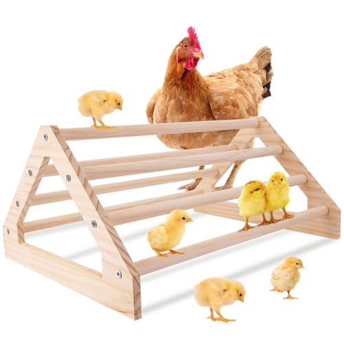 yeeplant Chick Training Barch, Roosting Bar aus Holz für Küken, Dschungel Gym Spielset für Stall und Bruter, 37 x 27 x 18 cm von yeeplant
