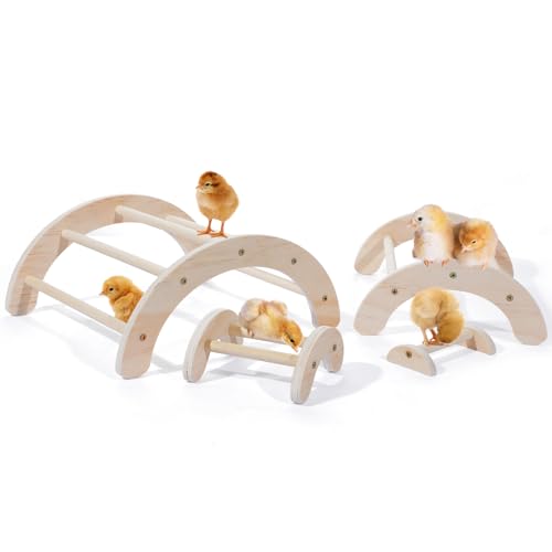 yeeplant Hühnerstange aus Holz, 4 Stück, stapelbare Dachstange für den Hinterhof yeeplant Hühnerstange aus Holz, 4 Stück, stapelbare Dachstange für den Hinterhof von yeeplant