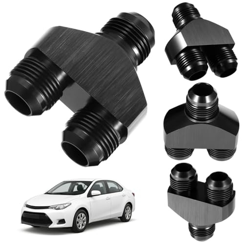 yeesport 12AN Stecker auf Parallelausgang Dual 10AN Stecker Y-Block Fitting Splitter Adapter, Aluminium von yeesport