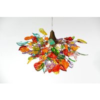 Beleuchtung Hängende Kronleuchter, Regenbogenbeleuchtung Mit Mehrfarbigen Blumen Und Blättern Für Esszimmer, Flur Oder Schlafzimmer von yehudalight