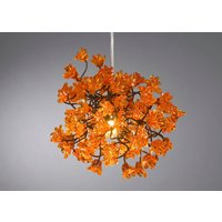 Pendelleuchten Mit Springenden Orangen Blumen Für Schlafzimmer, Badezimmer, Toilette Oder Kücheninsel von yehudalight