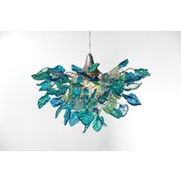 Unikat Kronleuchter Mit Meeresfarben Blüten Und Blättern Für Esszimmer, Flur Oder Schlafzimmer Unikat Kronleuchter Mit Meeresfarben Blüten Und Blättern Für Esszimmer, Flur Oder Schlafzimmer von yehudalight