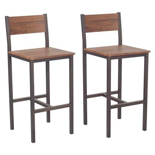 yelloo Mod. Venice Set 2 Hocker Bar Braun Stools Living Design von yelloo