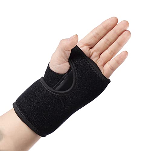 Handgelenkbandage Handgelenkschiene Elastische Verstellbare Handgelenkstütze für Sport Verstauchungen, Arthritis, Sehnenentzündung, Karpaltunnelsyndrom Einheitsgröße 1 Stücke (Linke Hand, Schwarz) Handgelenkbandage Handgelenkschiene Elastische Verstellbare Handgelenkstütze für Sport Verstauchungen, Arthritis, Sehnenentzündung, Karpaltunnelsyndrom Einheitsgröße 1 Stücke (Linke Hand, Schwarz) von yeloumiss