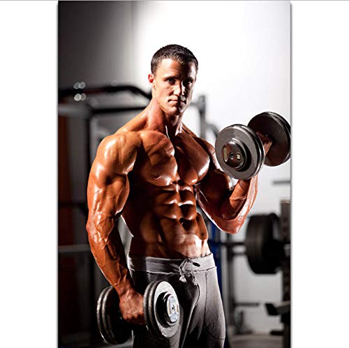yhnjikl Poster Und Drucke Greg Plitt Fitness Modell Starker Mann Bodybuilding Star Kunst Poster Leinwand Malerei Wohnkultur 40X60 cm Ohne Rahmen von yhnjikl