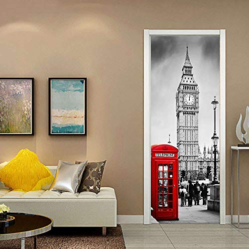 3D Türaufkleber selbstklebend–abnehmbar & wasserfest Türfolie aus PVC,Türposter Original Design,Rückstandsfrei,Pflegeleicht, 77x200cm Wandaufkleber für Schlafzimmer Wohnzimmer Kinderzimmer Flur 096 3D Türaufkleber selbstklebend–abnehmbar & wasserfest Türfolie aus PVC,Türposter Original Design,Rückstandsfrei,Pflegeleicht, 77x200cm Wandaufkleber für Schlafzimmer Wohnzimmer Kinderzimmer Flur 096 von yijan