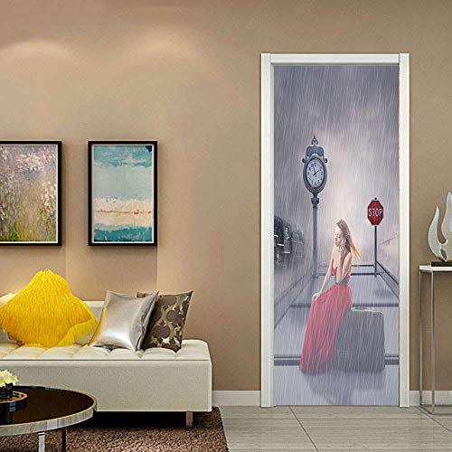 3D Türaufkleber selbstklebend–abnehmbar & wasserfest Türfolie aus PVC,Türposter Original Design,Rückstandsfrei,Pflegeleicht, 77x200cm Wandaufkleber für Schlafzimmer Wohnzimmer Kinderzimmer Flur 095 3D Türaufkleber selbstklebend–abnehmbar & wasserfest Türfolie aus PVC,Türposter Original Design,Rückstandsfrei,Pflegeleicht, 77x200cm Wandaufkleber für Schlafzimmer Wohnzimmer Kinderzimmer Flur 095 von yijan