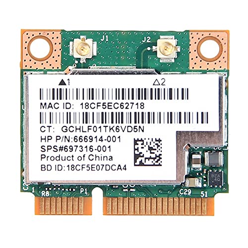 yilin BCM943228HMB Dual Frequency Wireless Netzwerkkarte WiFi Karte Dual Band 300Mbps Bluetooth 4.0 802.11A/B/G Mini PCI-E Laptop WLAN Adapter yilin BCM943228HMB Dual Frequency Wireless Netzwerkkarte WiFi Karte Dual Band 300Mbps Bluetooth 4.0 802.11A/B/G Mini PCI-E Laptop WLAN Adapter von yilin