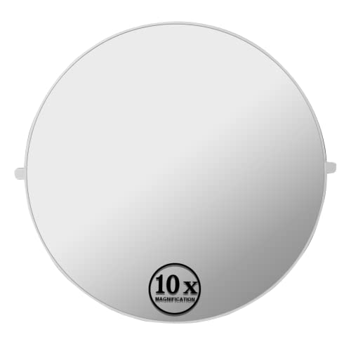 yinjupu 10X Vergrößerung Spiegelfläche Nur für Wand-Schminkspiegel mit Licht geeignet von yinjupu