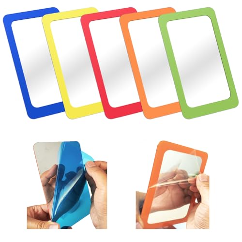 yisncka Kleine Spiegel für Kinder, unzerbrechlich, bruchsicher, 15,2 x 10,2 cm, runde Ecken, quadratisch, ungebrochener Spiegel für Schule, Klassenzimmer, Badezimmer, Heimwerken, Handwerk, helle yisncka Kleine Spiegel für Kinder, unzerbrechlich, bruchsicher, 15,2 x 10,2 cm, runde Ecken, quadratisch, ungebrochener Spiegel für Schule, Klassenzimmer, Badezimmer, Heimwerken, Handwerk, helle von yisncka