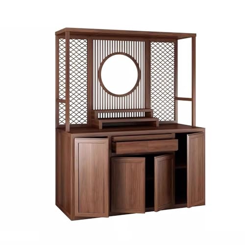 yixinzi-2024 Buddha-Altar Neuer Stehschrank im chinesischen Stil mit glückverheißendem Wolkenmuster, Innen-Zen-Räucherstäbchen-Opferschrank Buddhistischer Tisch(Groß) von yixinzi-2024