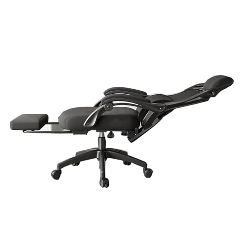 yixinzi-2024 Büro-Schreibtischstuhl Ergonomischer Bürostuhl mit Lordosenstütze, bequemer Liegestuhl for langes Sitzen und Nickerchen Verstellbarer Bürostuhl von yixinzi-2024