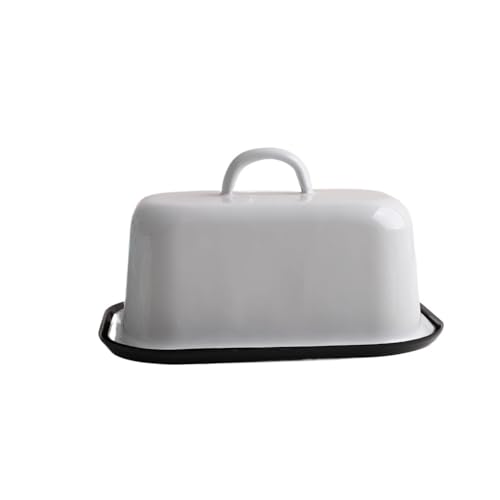 yixinzi-2024 Butterdose Butterdose mit Deckel Dim Sum Tablett Butterbox Aufbewahrungsbox Schwarz-Weiß Emaille Butterdose Butterbehälter yixinzi-2024 Butterdose Butterdose mit Deckel Dim Sum Tablett Butterbox Aufbewahrungsbox Schwarz-Weiß Emaille Butterdose Butterbehälter von yixinzi-2024