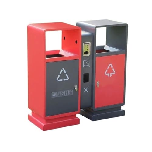 yixinzi-2024 Mülltonnen für den Außenbereich Doppelter Abfallbehälter for den Außenbereich, gewerblicher öffentlicher Bereich, Metallmülleimer yixinzi-2024 Mülltonnen für den Außenbereich Doppelter Abfallbehälter for den Außenbereich, gewerblicher öffentlicher Bereich, Metallmülleimer von yixinzi-2024