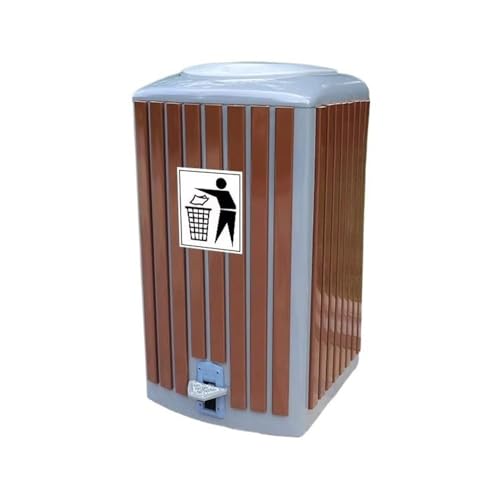 yixinzi-2024 Mülltonnen für den Außenbereich Metallmülleimer mit großer Kapazität for öffentliche Bereiche Fußpedal von yixinzi-2024