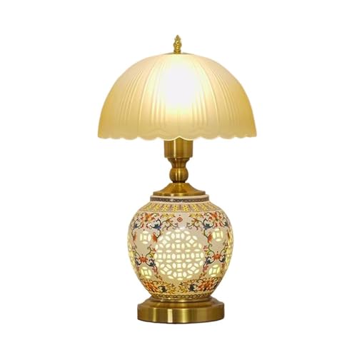 yixinzi-2024 Nachttischlampen Schlafzimmer Nachttischlampe Nachttischlampe Ausschnitt Keramik Design Traditionelle dekorative Tischlampen Tischlampe von yixinzi-2024