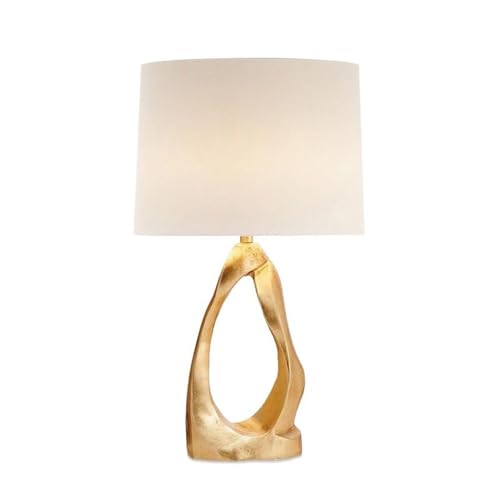 yixinzi-2024 Nachttischlampen Tischlampe Nachttischlampe Einfache Kreative Gold Nachttischlampe Musterzimmer Dekoratives Licht Tischlampe von yixinzi-2024