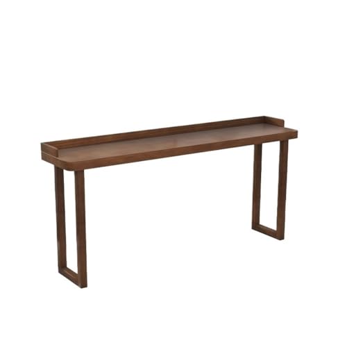 yixinzi-2024 Thekentische Einfache Holz Bar Tisch Hause Balkon Hohe Fuß Wand Schmale Lange Höhe Cocktail(Klein) von yixinzi-2024