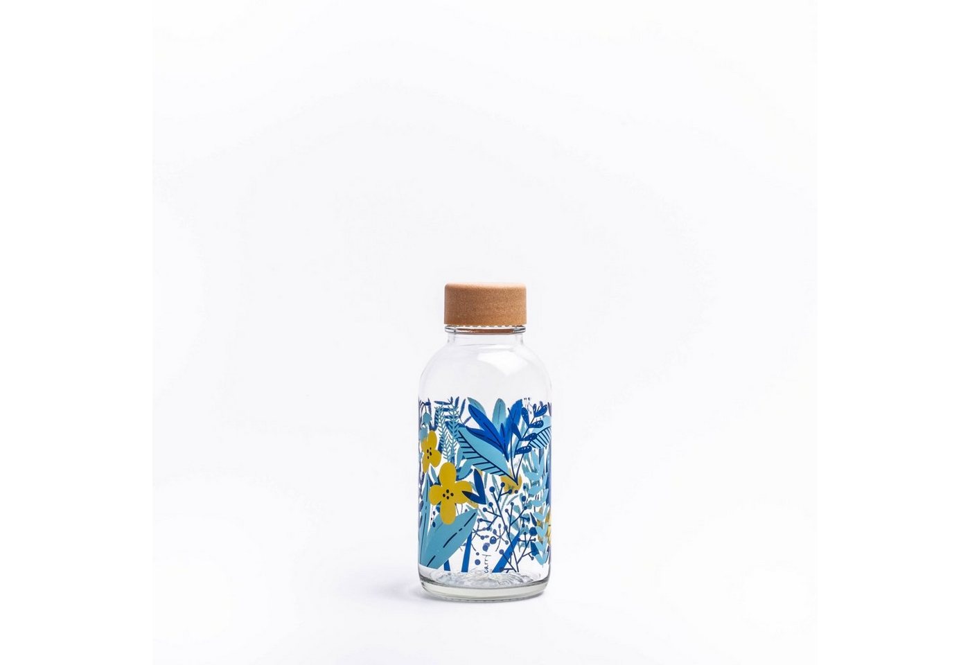 Trinkflasche CARRY 0,4 l LITTLE JUNGLE GLAS, Regional produziert von yogabox