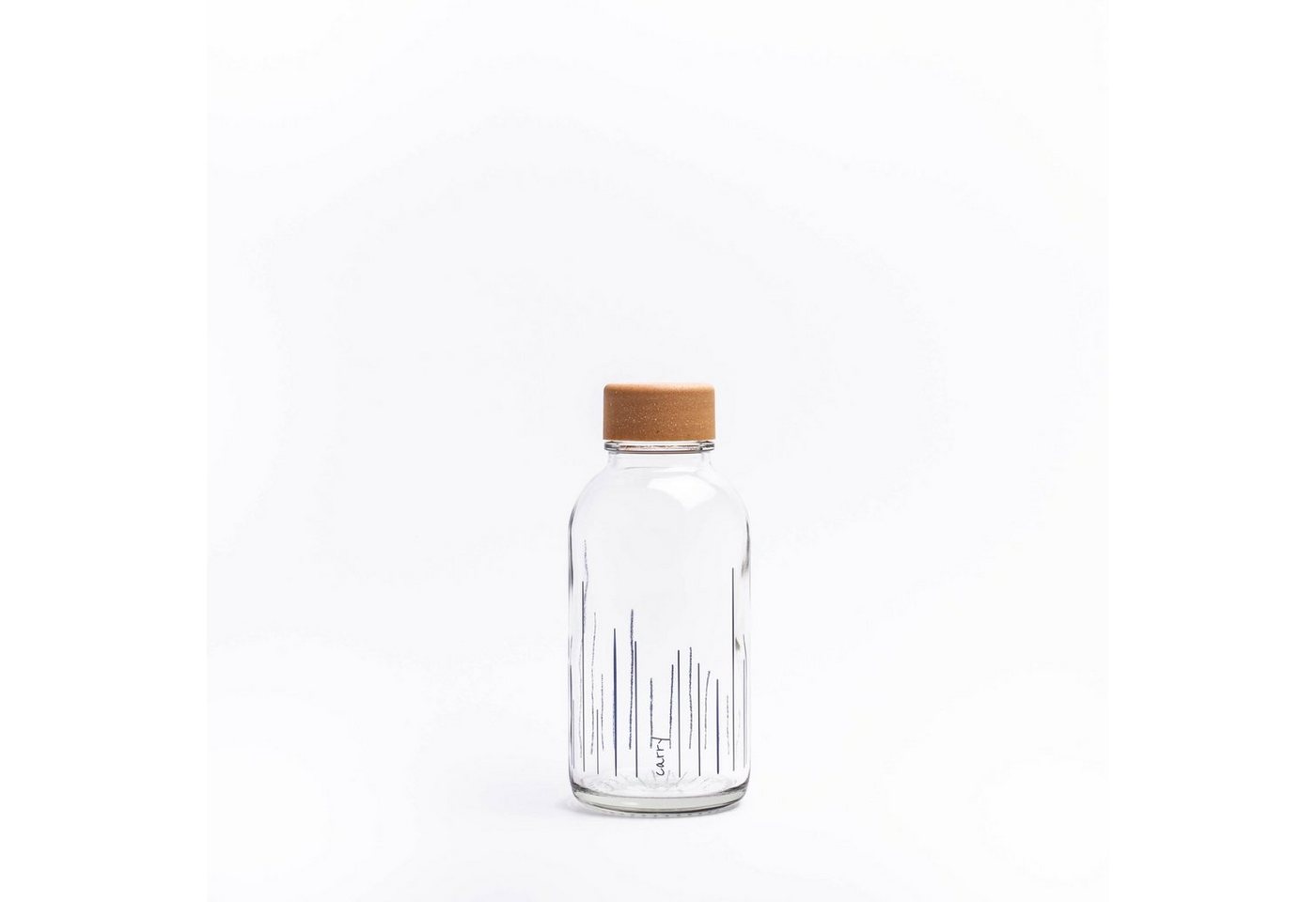 yogabox Trinkflasche CARRY 0,4 l RISE UP GLAS, Regional produziert von yogabox