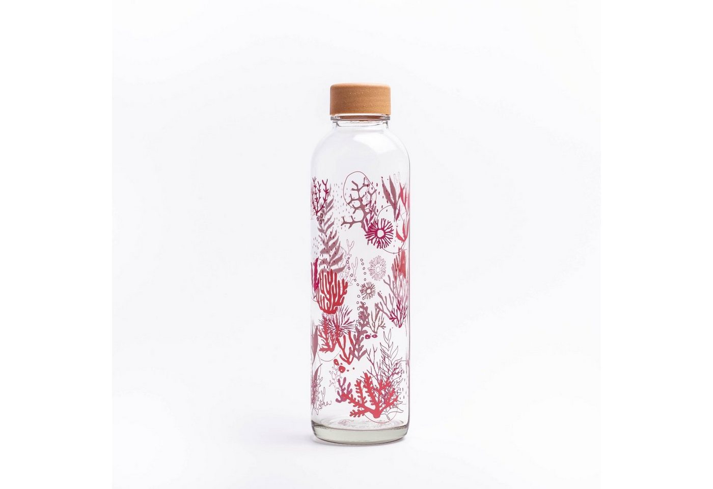 Trinkflasche CARRY 0.7 l CORAL REEF GLAS, Regional produziert von yogabox