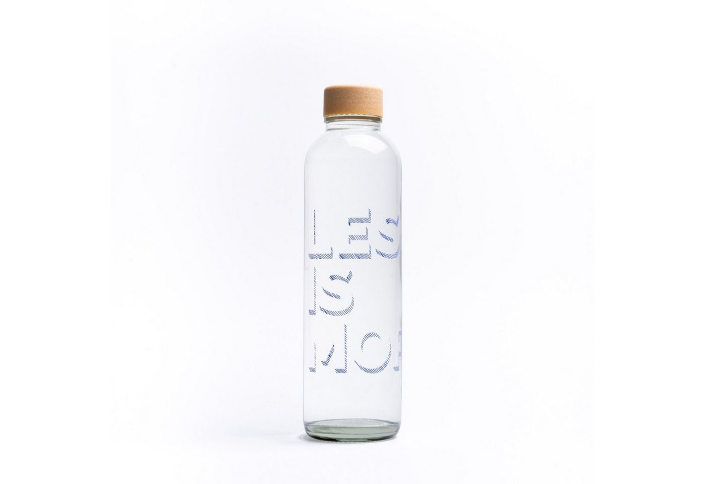 Trinkflasche CARRY 0.7 l LESS IS MORE GLAS, Regional produziert von yogabox