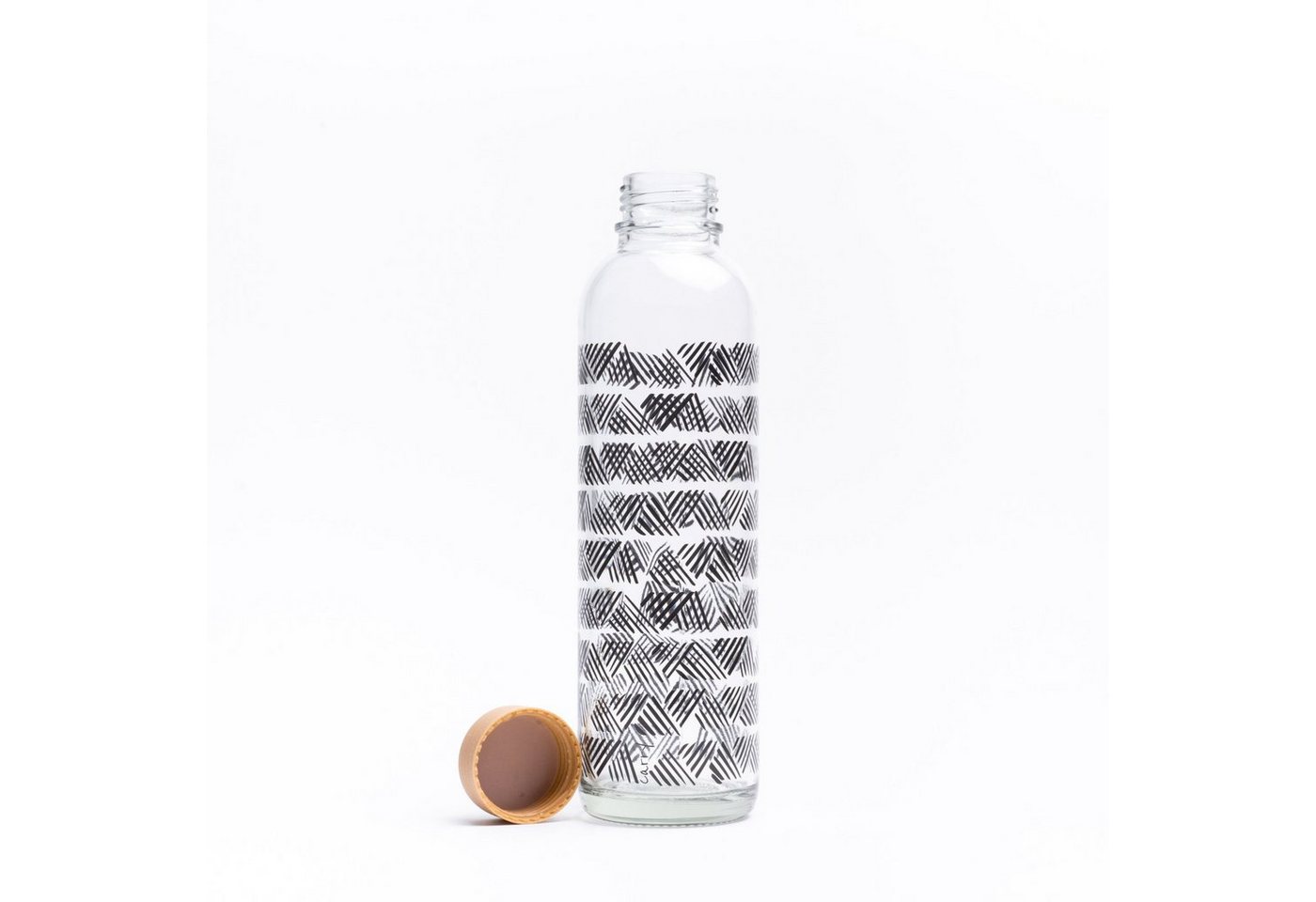 Trinkflasche CARRY 0.7 l OFF TRACK GLAS, Regional produziert von yogabox