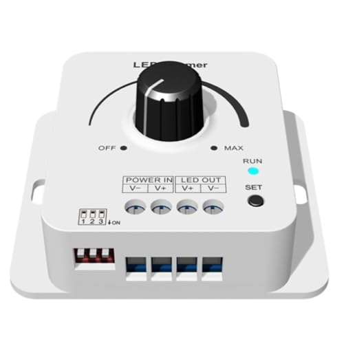 yomoe 12-48 Skydance Rotierender LED-Dimmer V1-1CH X 8A 5 Stufen Lichtgradientengeschwindigkeit für Einfarbiges Dimmen Von LED-Streifenbändern von yomoe